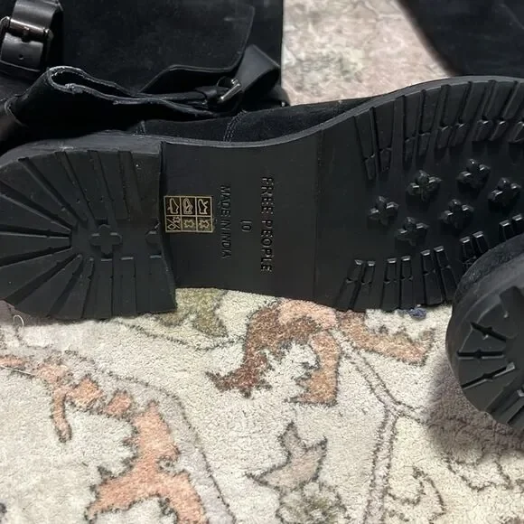 Free People Black Heeled Boots - Picture 6 of 8